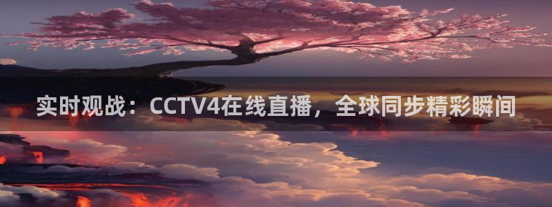 斗球直播app下载直播：实时观战：CCTV4在线直播，全球同步精彩瞬间